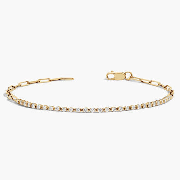 Carave Paris Classic Round Diamond Tennis Bracelet