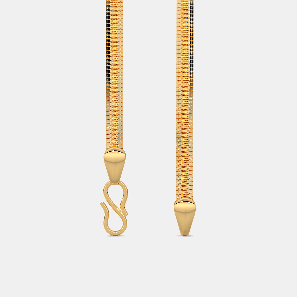 Carave Paris Luxury Flat Mesh Chain Necklace
