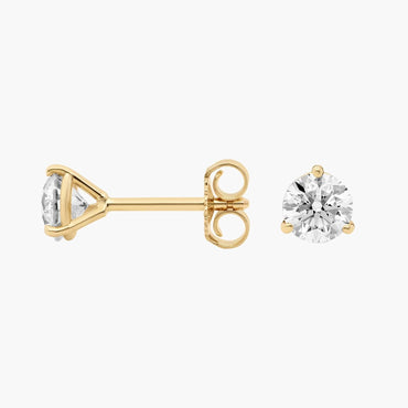 Carave Paris Signature Round Solitaire Stud Earrings