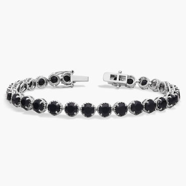 Carave Paris Black Onyx Tennis Bracelet