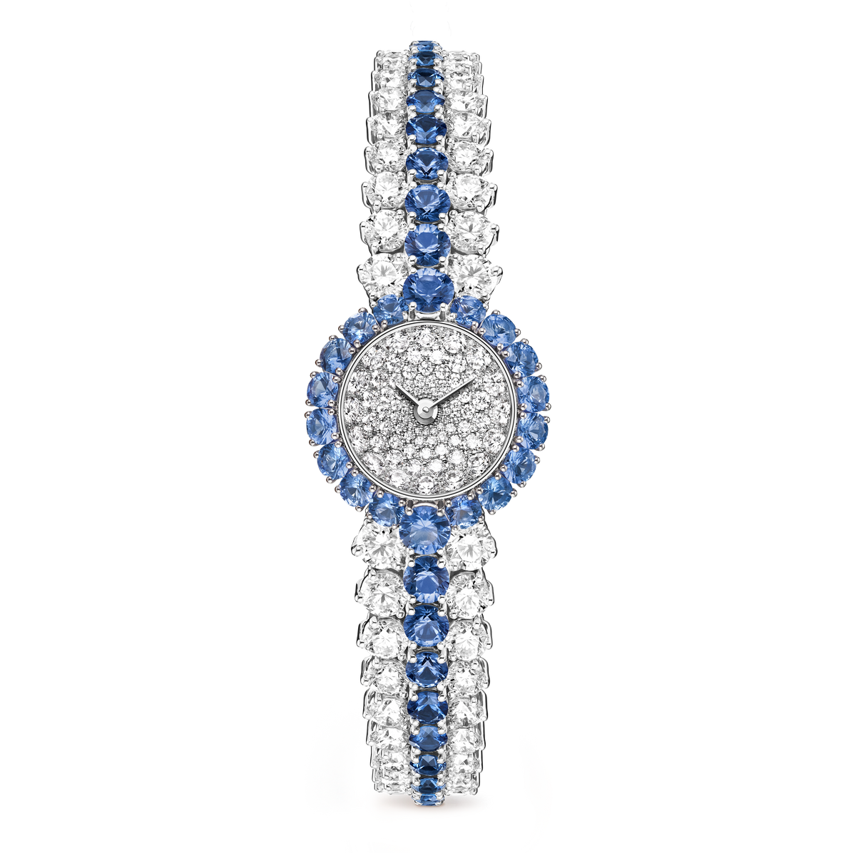 Carave Paris Azure Impériale Diamond & Sapphire Bracelet Watch