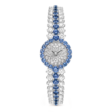 Carave Paris Azure Impériale Diamond & Sapphire Bracelet Watch