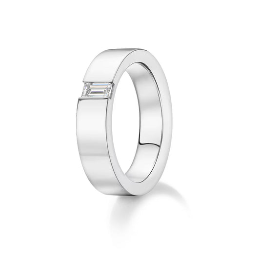 Carave Paris Baguette Diamond Modern Band Ring