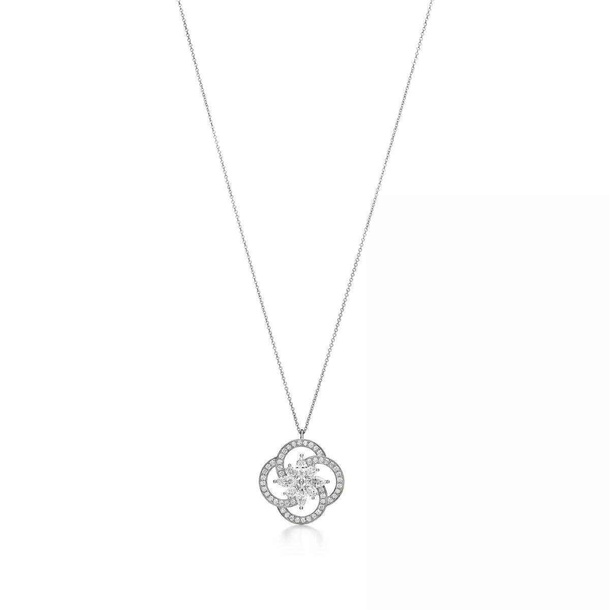 Carave Paris Floral Medallion Pendant Necklace