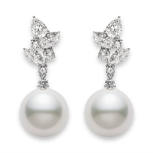 Carave Paris Botanical Pearl Drop Earrings