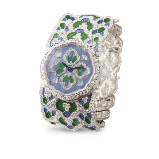 Carave Paris Celestial Garden Diamond Bracelet Watch