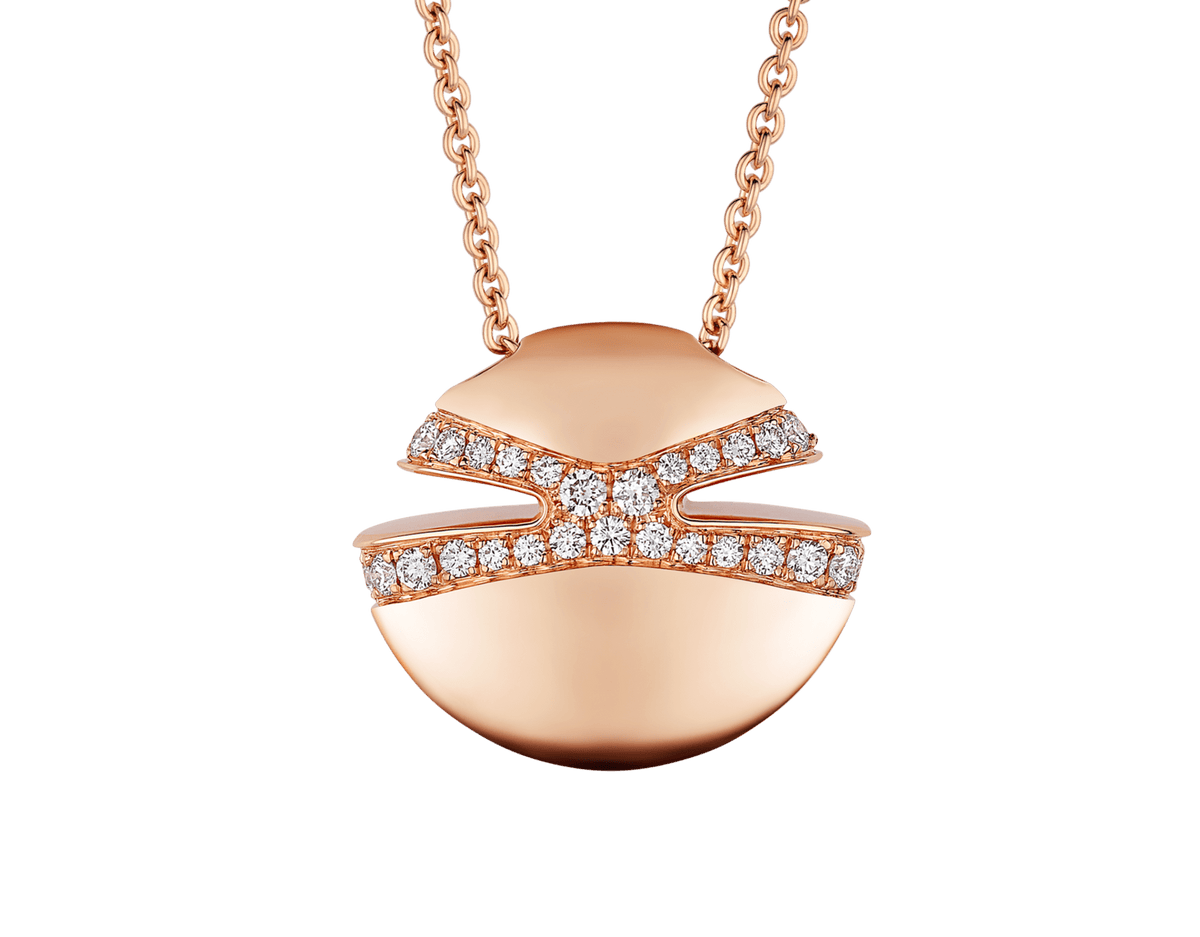 Carave Paris Celestial Orb Diamond Pendant Necklace
