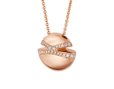 Carave Paris Celestial Orb Diamond Pendant Necklace