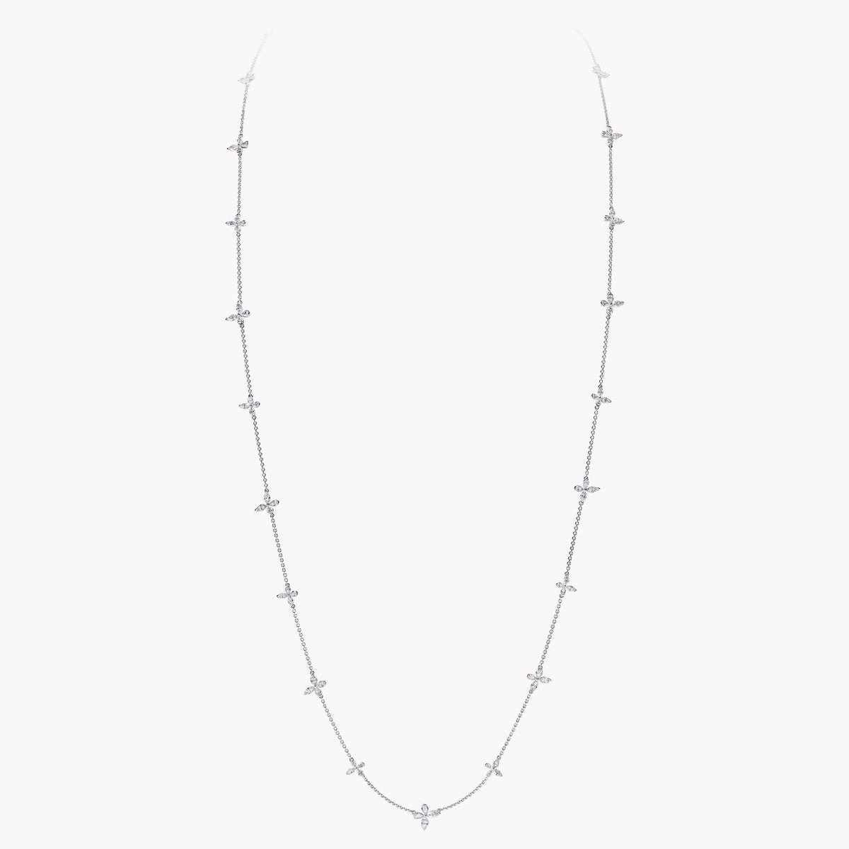 Carave Paris Double Layer Butterfly Diamond Necklace