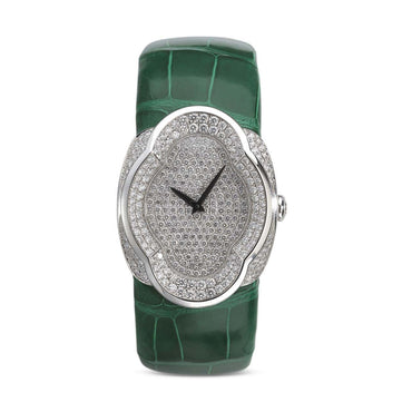 Carave Paris Emerald Velvet Diamond Watch