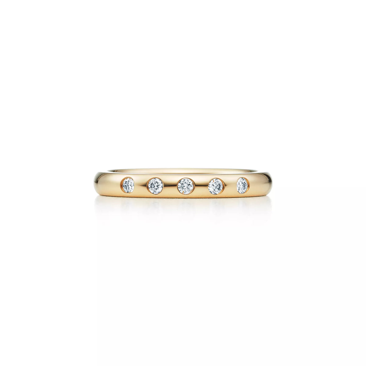 Carave Paris Five Diamond Bezel Set Band Ring