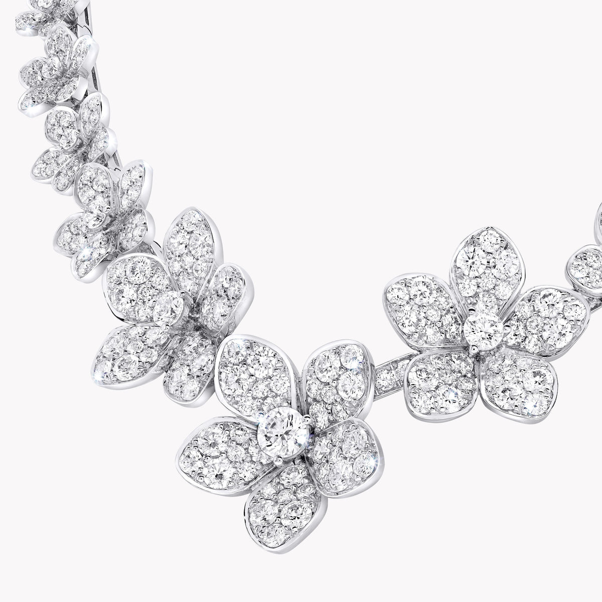 Carave Paris Floral Diamond Garden Necklace