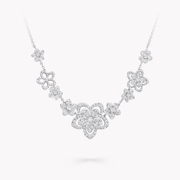 Carave Paris Floral Diamond Statement Necklace
