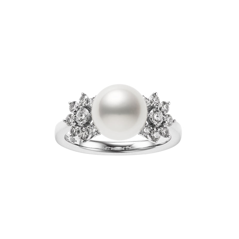 Carave Paris Floral Pearl Cluster Ring