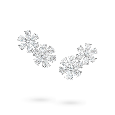 Carave Paris Forget Me Not Diamond Twin Earrings