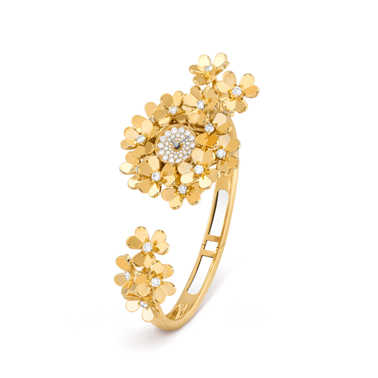 Carave Paris Golden Daisy Bloom High Jewelry Watch