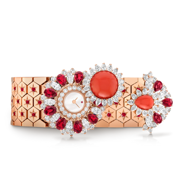 Carave Paris Imperial Coral Radiance High Jewelry Watch