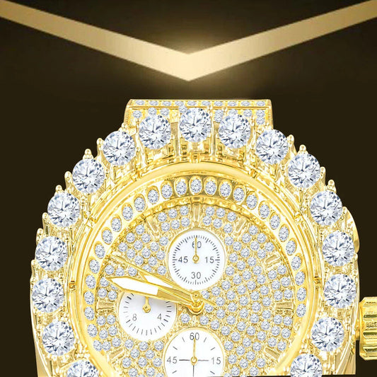 Carave Paris Imperial Iced Chronograph Watch