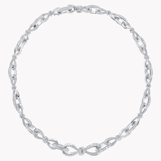Carave Paris Infinity Pavé Link Diamond Necklace
