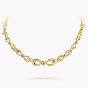 Carave Paris Infinity Pavé Link Luxury Necklace