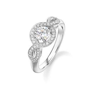 Carave Paris Lily Cluster Diamond Engagement Ring