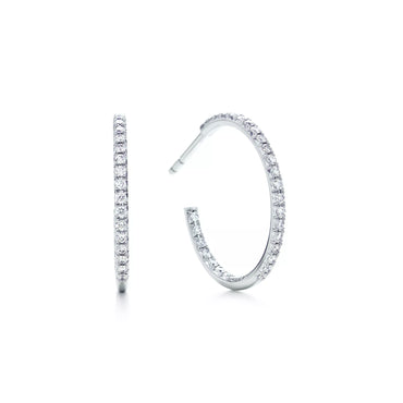 Carave Paris Luna Pavé Open Hoop Earrings