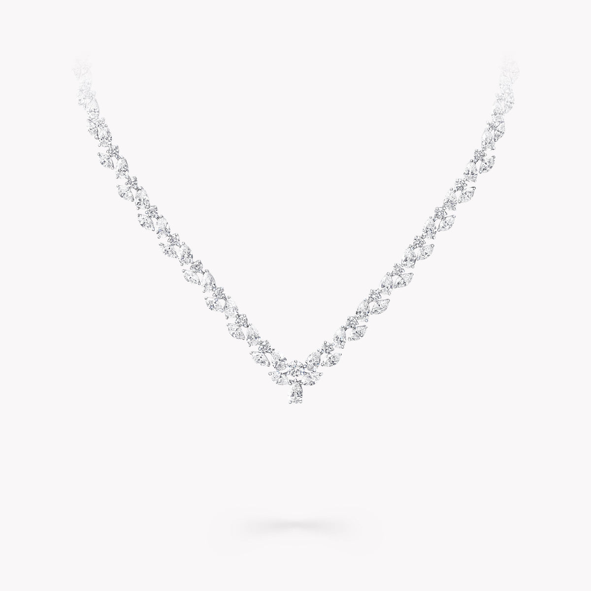 Carave Paris Marquise Diamond V Necklace
