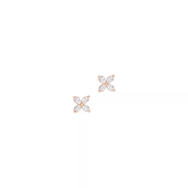 Carave Paris Marquise Petal Flower Stud Earring