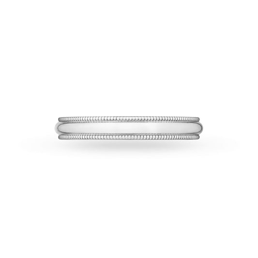 Carave Paris Milgrain Classic Wedding Band