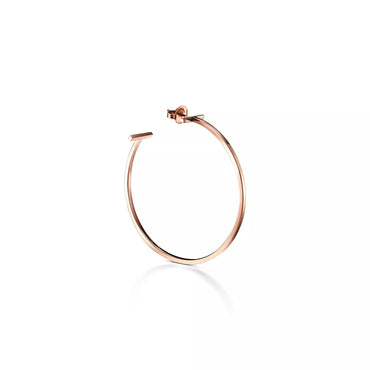 Carave Paris Minimalist T Hoop Earrings