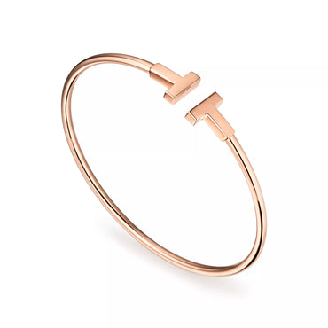 Carave Paris Minimalist T Wire Bangle Bracelet