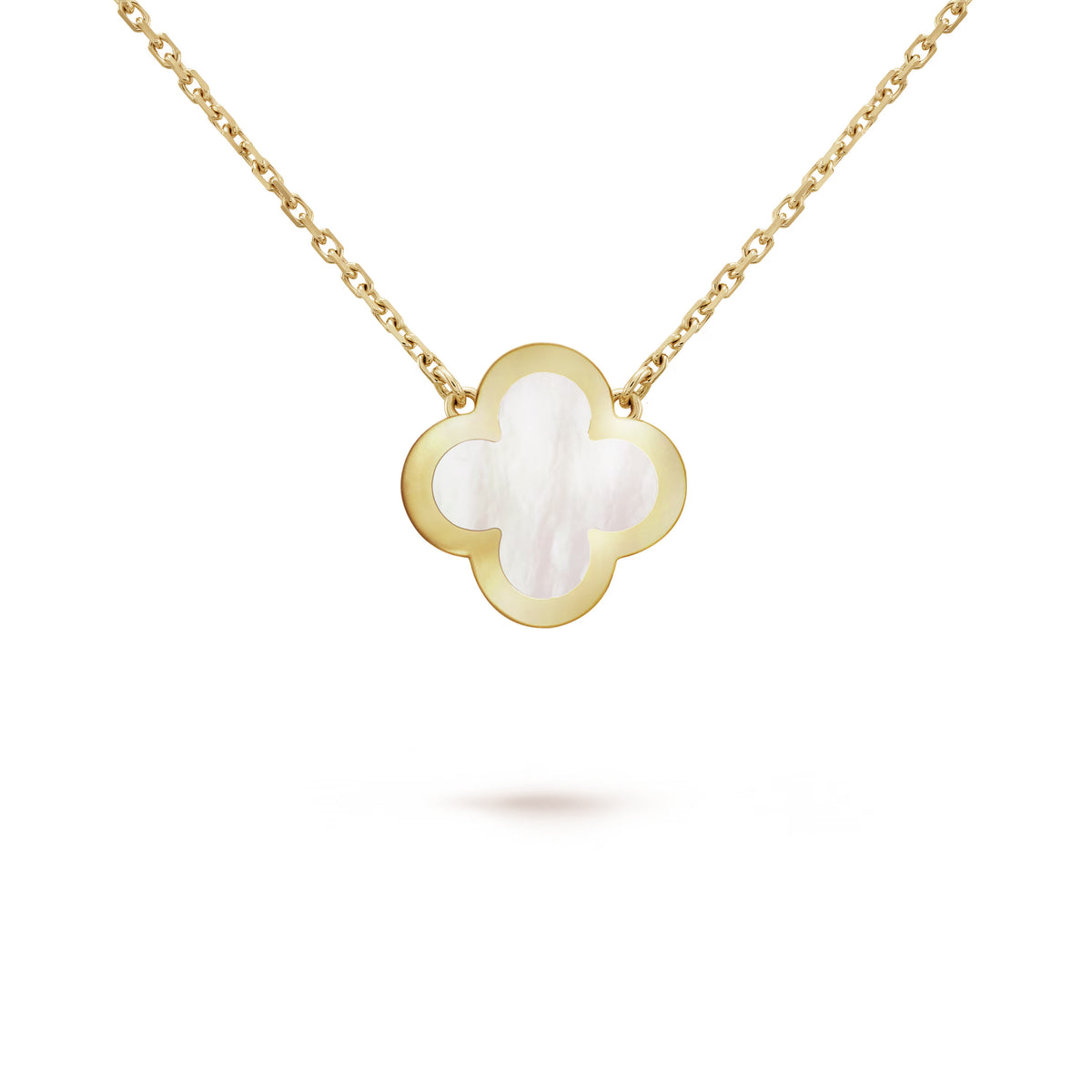 Carave Paris Mother of Pearl Clover Necklace