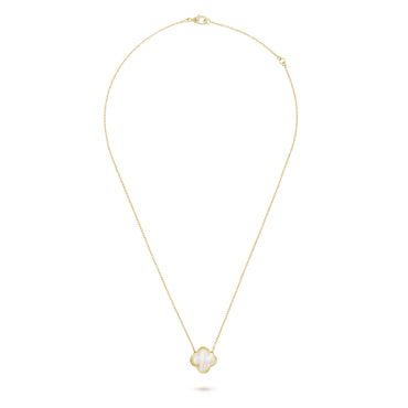 Carave Paris Mother of Pearl Clover Necklace