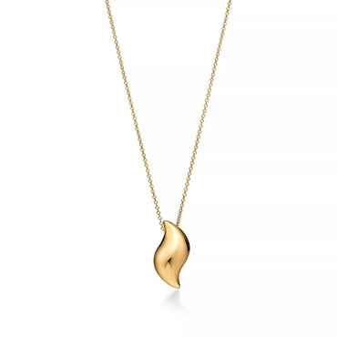 Carave Paris Organic Wave Pendant Necklace