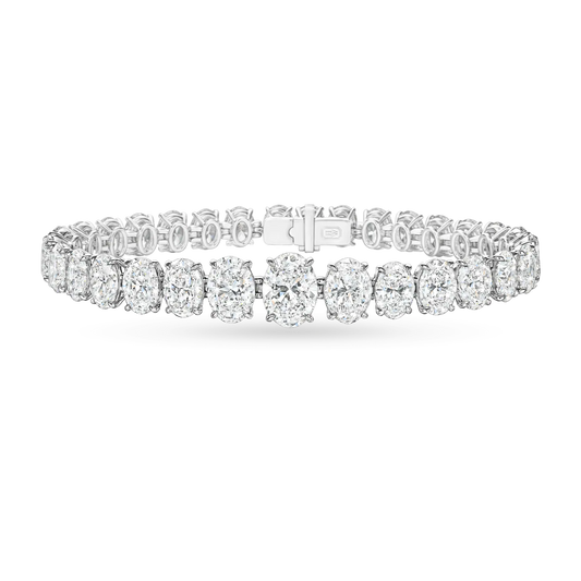 Carave Paris Oval Diamond Tennis Bracelet