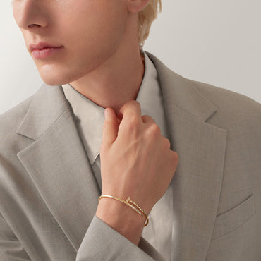 Carave Paris Pavé Nail Wrap Bangle Bracelet