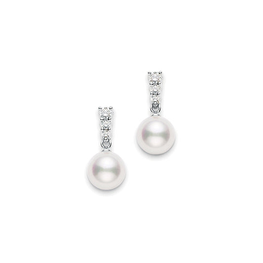 Carave Paris Pearl Bar Drop Earrings