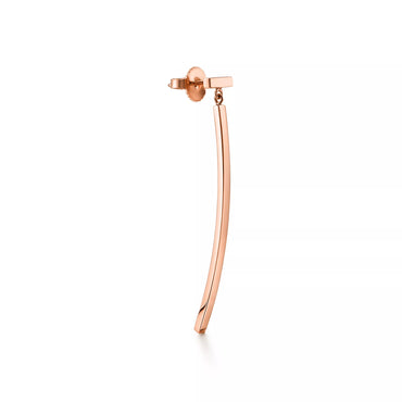 Carave Paris Rose Gold Linear Bar Drop Earrings