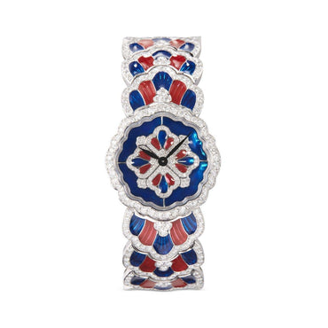 Carave Paris Ruby Azure Floral Diamond Watch