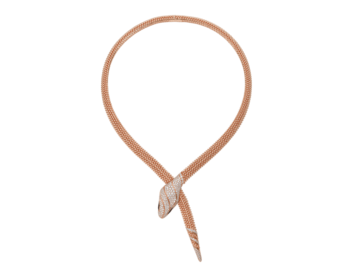 Carave Paris Serpenti Pavé Wrap Collar Necklace