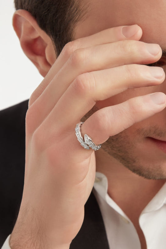 Carave Paris Serpentine Diamond Wrap Ring