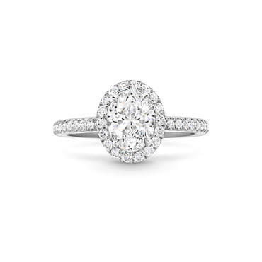 Carave Paris The One Oval Diamond Halo Engagement Ring
