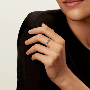 Carave Paris Two Tone Diamond Wrap Ring