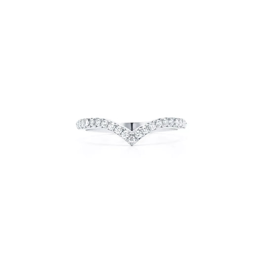 Carave Paris V Shaped Diamond Contour Band