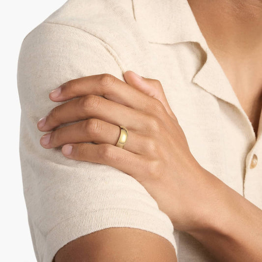 Carave Paris Gold Domed Band Ring