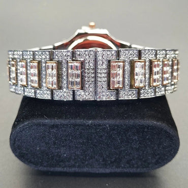 Carave Paris Royal Cushion Iced Watch
