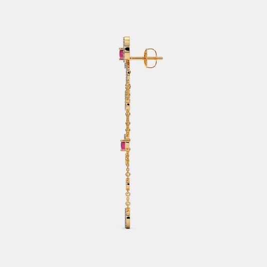 Carave Paris Celestial Circle Cascade Earring