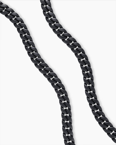 Carave Paris Black Plated Cuban Chain Necklace