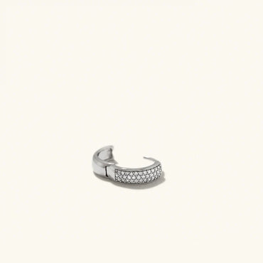 Carave Paris Pavé Huggie Hoop Earrings