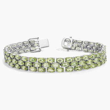 Carave Paris Peridot Multi-Row Tennis Bracelet